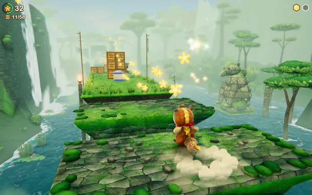 Ruckus Run: screenshot of a free AI-generated action game